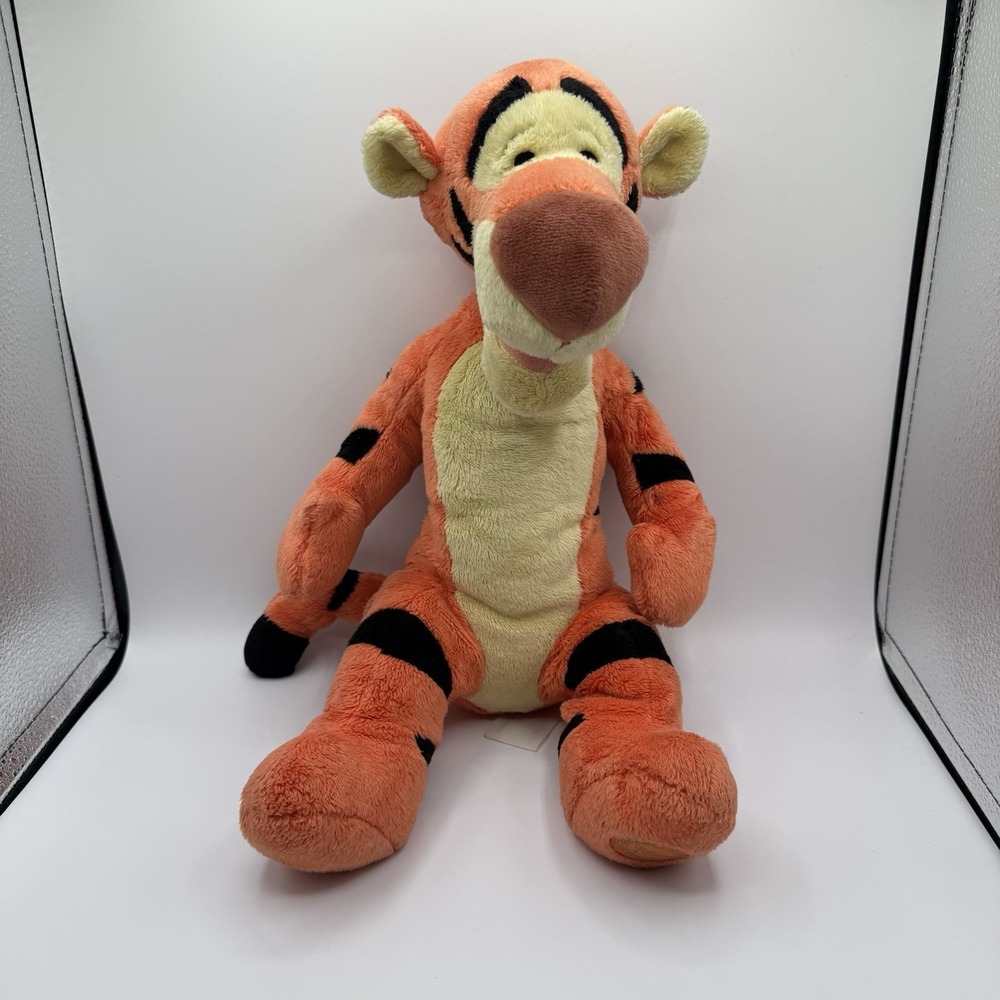 Disney Store Tigger Plush Winnie The‎ Pooh Tiger Stuffed Animal 16" Soft Toy